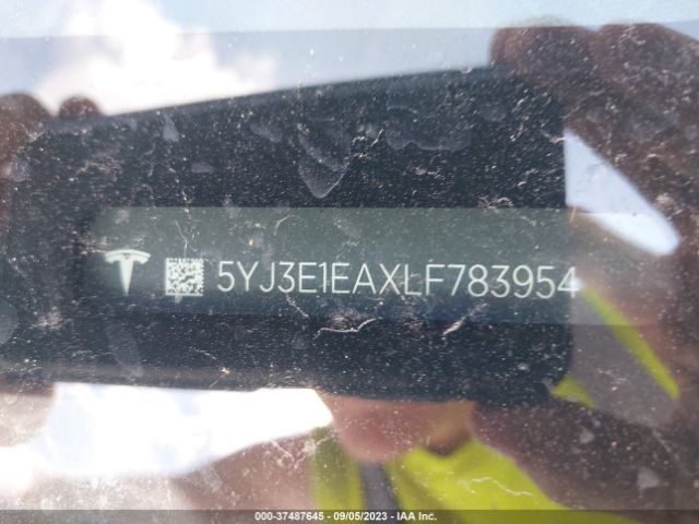 5YJ3E1EAXLF783954 Tesla Model 3 Standard Range