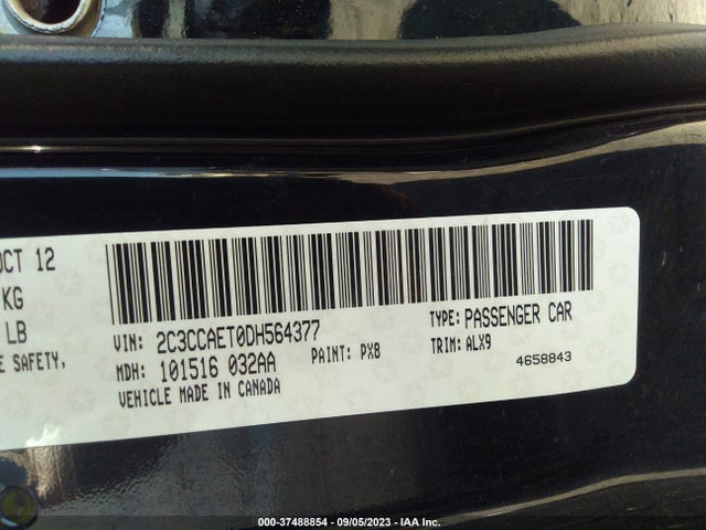 2013 CHRYSLER 300 300C VIN: 2C3CCAET0DH564377