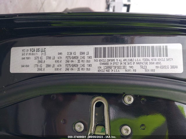 1C6RR6FT9FS651391 RAM 1500 Express