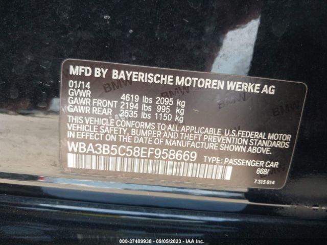 WBA3B5C58EF958669 BMW 3 Series 328i Xdrive