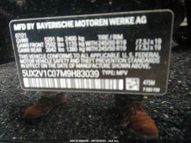 5UX2V1C07M9H83039 BMW X4 Xdrive30i
