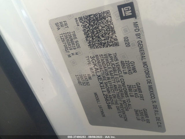 GMC Terrain Denali 2020 3GKALXEX1LL256346 Image 9