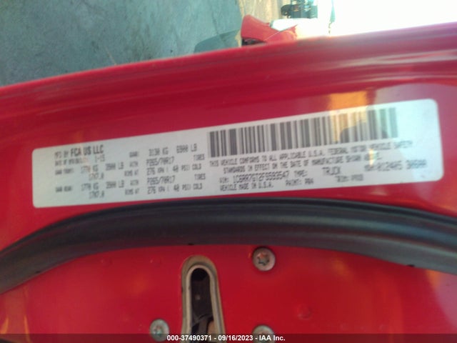 1C6RR7GT2FS593547 RAM 1500 Outdoorsman