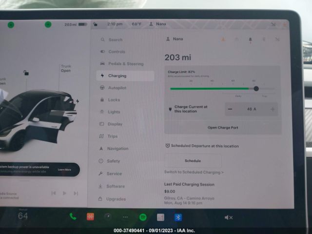 5YJYGDEF5MF098727 Tesla Model Y Performance