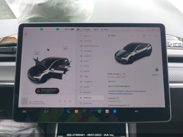 5YJYGDEF5MF098727 Tesla Model Y Performance