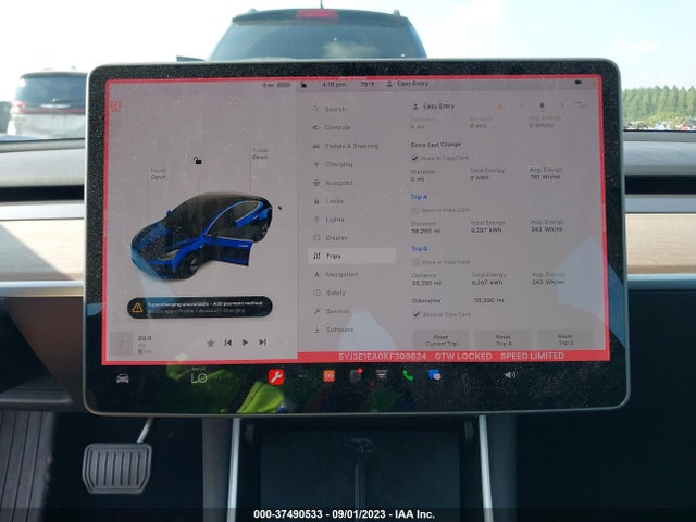 2019 Tesla 3, VIN: 5YJ3E1EA0KF309624