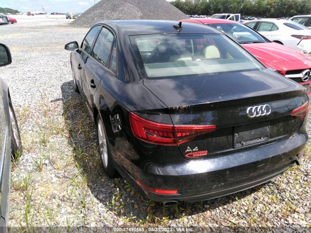 2017 AUDI A4 PREMIUM VIN: WAUGNAF45HN013144