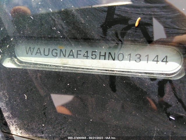 2017 AUDI A4 PREMIUM VIN: WAUGNAF45HN013144