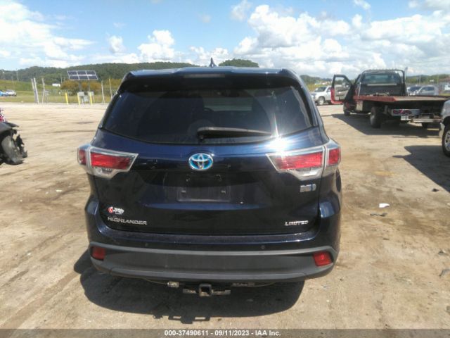 5TDDCRFH0GS019603 Toyota Highlander Hybrid Limited