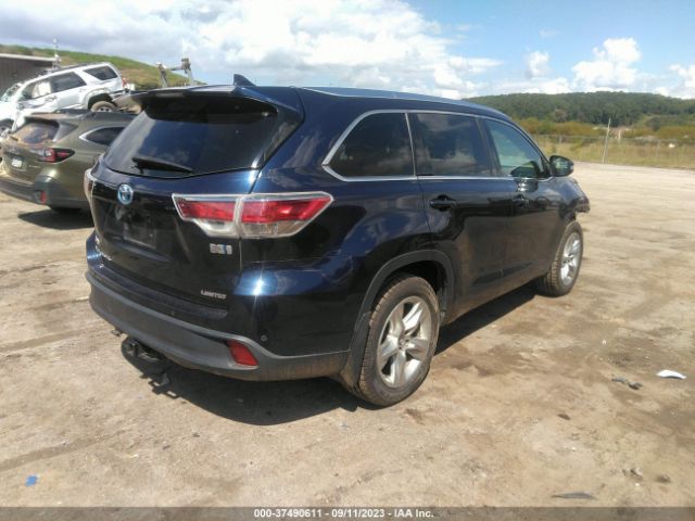 5TDDCRFH0GS019603 Toyota Highlander Hybrid Limited