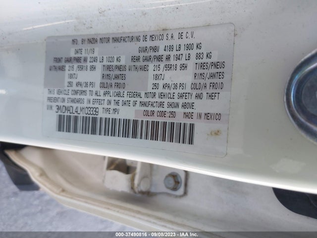 Mazda Cx-30 Preferred Package 2020 3MVDMADL4LM103339 Image 9