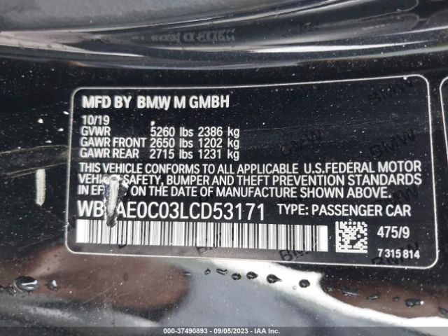 WBSAE0C03LCD53171 BMW M8