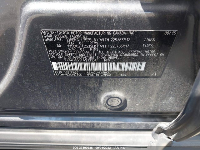Toyota Rav4 Xle 2015 2T3WFREV8FW213154 Image 9