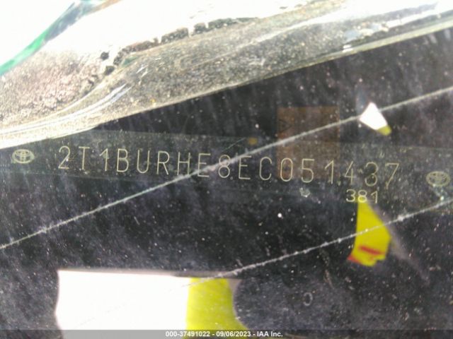 2T1BURHE8EC051437 Toyota Corolla S Plus