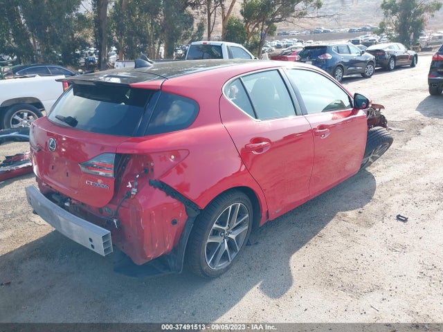 JTHKD5BH5G2262624 Lexus Ct 200h Hybrid