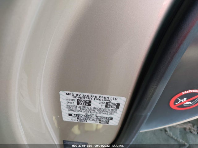2009 JAGUAR XF SAJWA05B39HR09674 Photo 8
