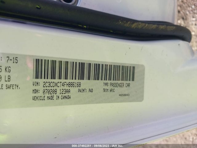2C3CDXCT4FH886168 Dodge Charger Rt