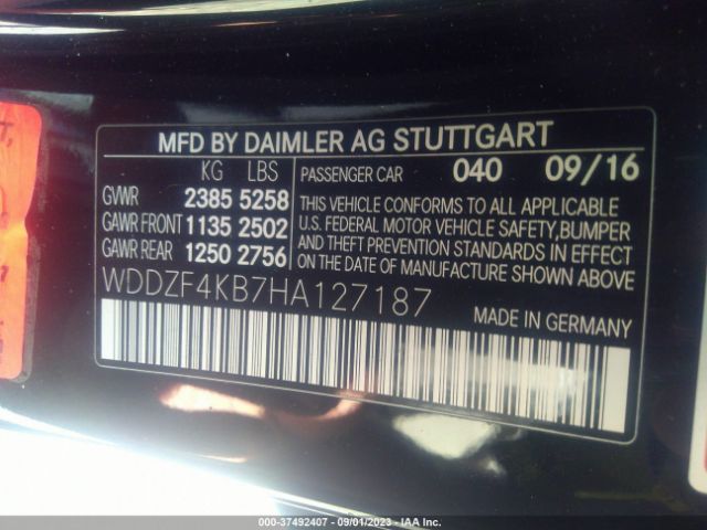 WDDZF4KB7HA127187 Mercedes-Benz E-class E 300