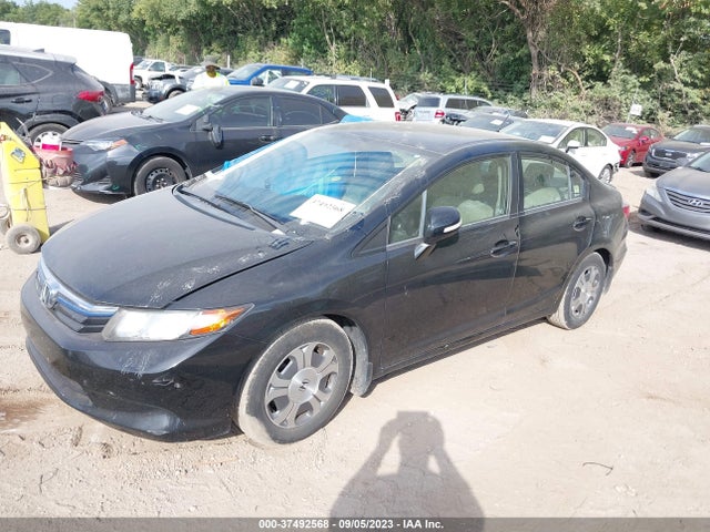 2012 HONDA CIVIC HYBRID VIN: JHMFB4F25CS008073