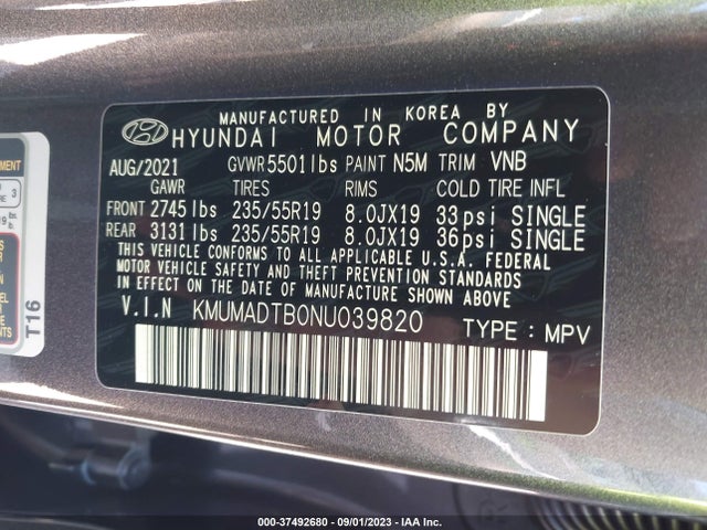 Genesis Gv70 2.5t 2022 KMUMADTB0NU039820 Image 9