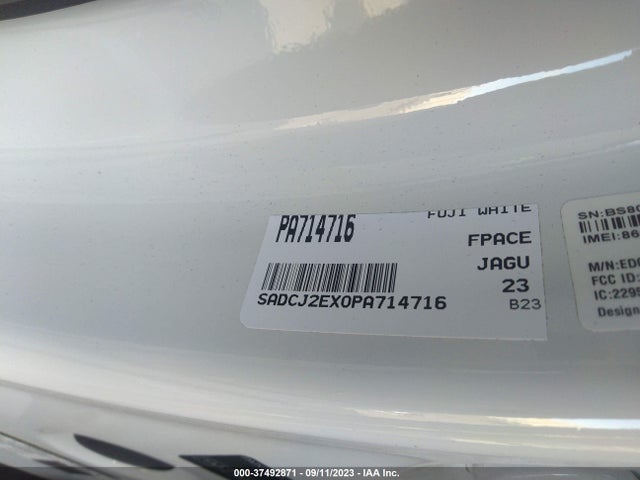 2023 JAGUAR F-PACE S P250 AWD AUTOMATIC VIN: SADCJ2EX0PA714716