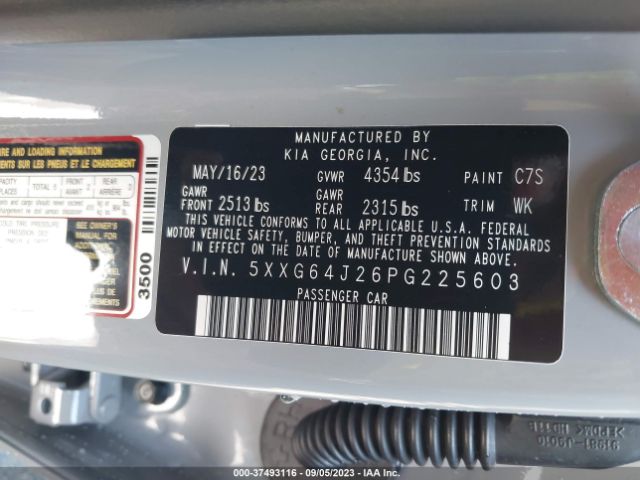 5XXG64J26PG225603 KIA K5 Gt-line