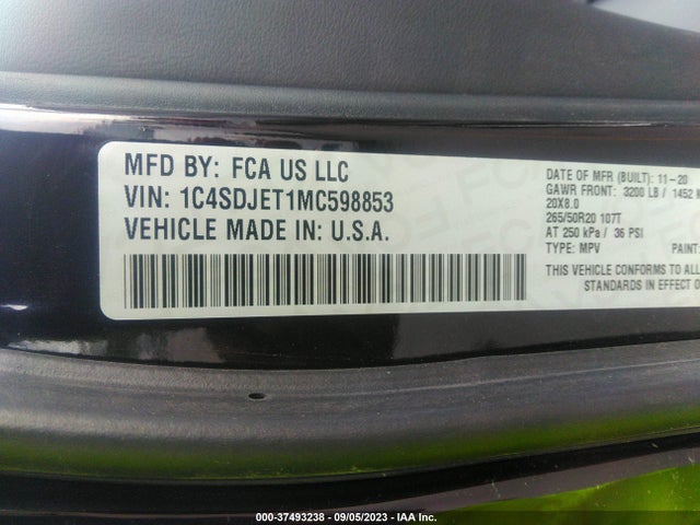 Dodge Durango Citadel 2021 1C4SDJET1MC598853 Image 9