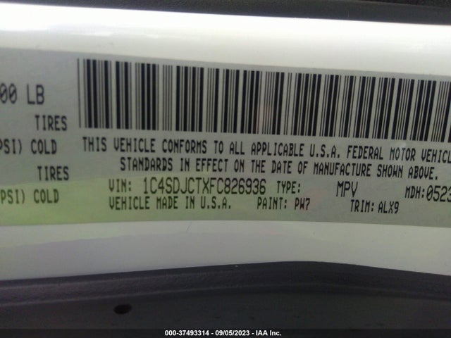 Dodge Durango R/t 2015 1C4SDJCTXFC826936 Image 9