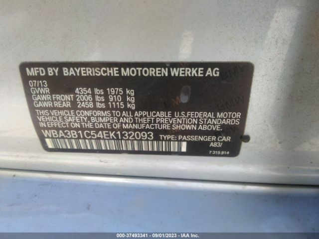 WBA3B1C54EK132093 BMW 3 Series 320i