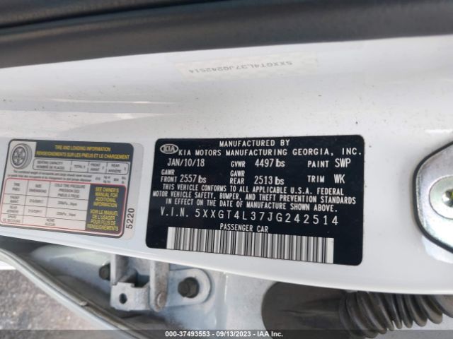 5XXGT4L37JG242514 KIA Optima S
