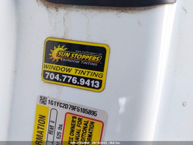 Chevrolet Corvette 2lt 2015 1G1YC2D79F5105895 Image 9
