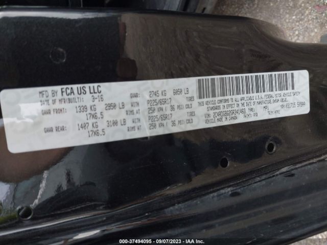 2C4RDGBG2GR341463 Dodge Grand Caravan Se