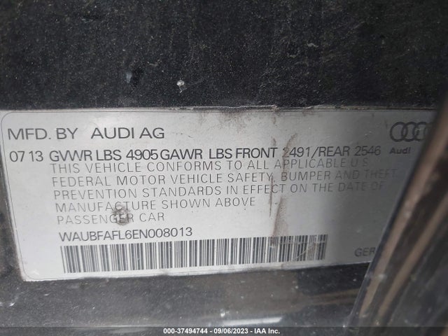 WAUBFAFL6EN008013 Audi A4 2.0t Premium