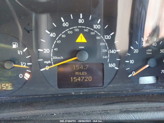 2001 MERCEDES-BENZ CLK-CLASS VIN: WDBLK65G01T074596