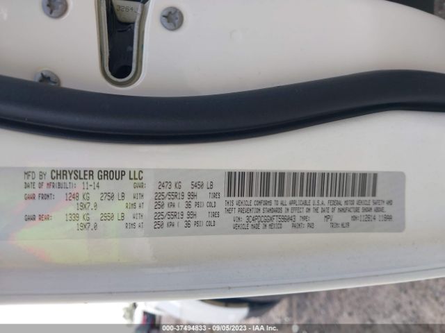 3C4PDCGGXFT596043 Dodge Journey Crossroad