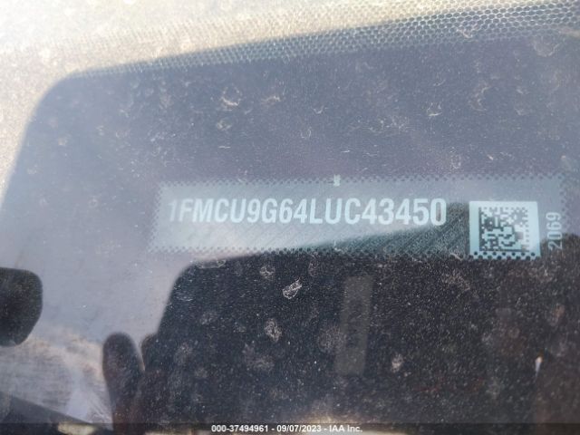 1FMCU9G64LUC43450 Ford ESCAPE SE