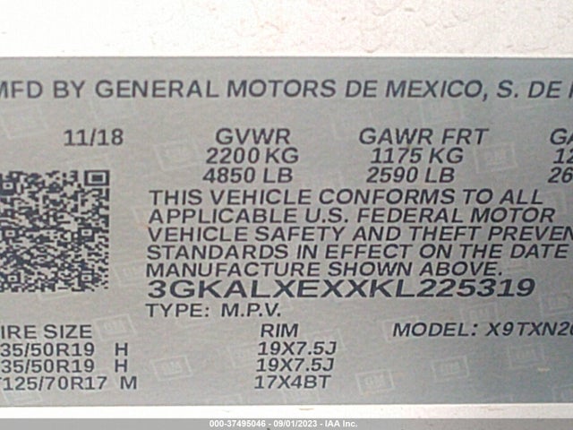 GMC Terrain Denali 2019 3GKALXEXXKL225319 Image 9