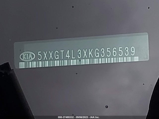 KIA Optima Lx 2019 5XXGT4L3XKG356539 Image 9
