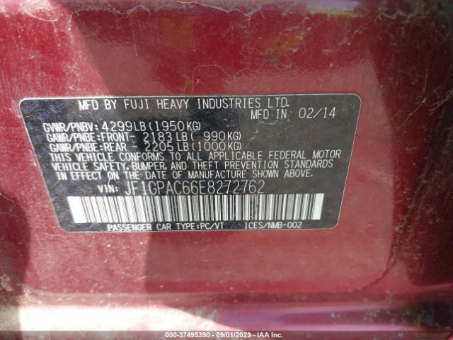 JF1GPAC66E8272762 Subaru Impreza Wagon 2.0i Premium