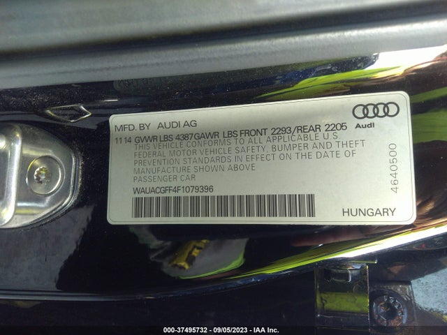 WAUACGFF4F1079396 Audi A3 1.8t Premium