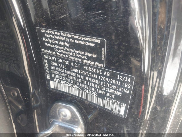 2015 PORSCHE 911 WP0AB2A98FS124828 Photo 8