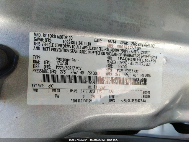 Ford C-max Hybrid Sel 2015 1FADP5BU1FL102379 Image 15