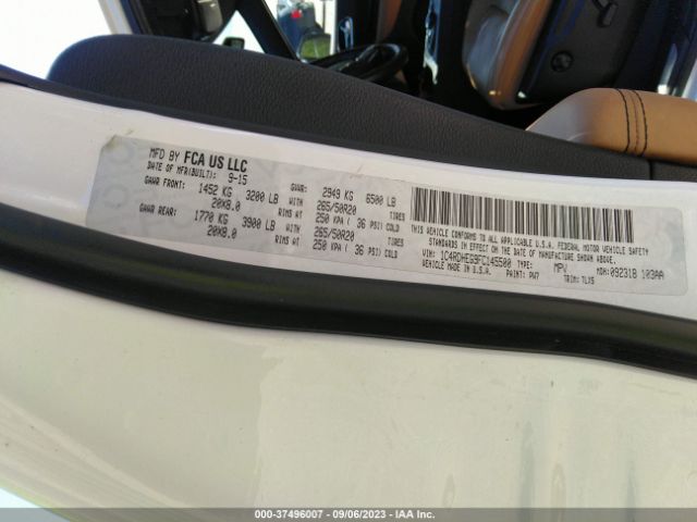 1C4RDHEG9FC145500 Dodge Durango Citadel