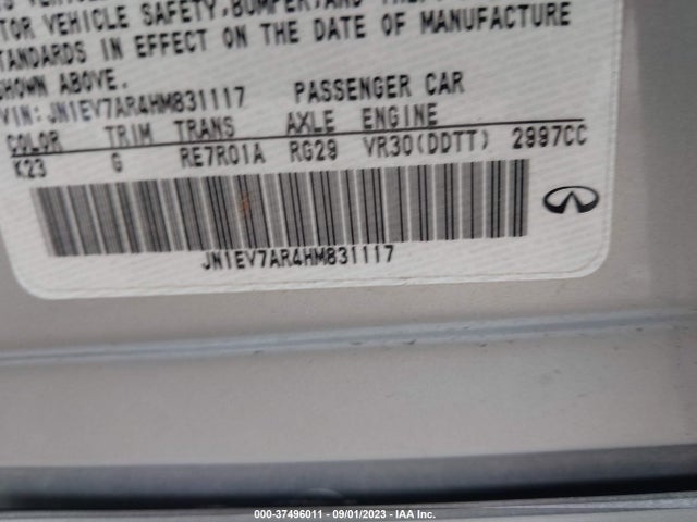JN1EV7AR4HM831117 Infiniti Q50 3.0t Sport