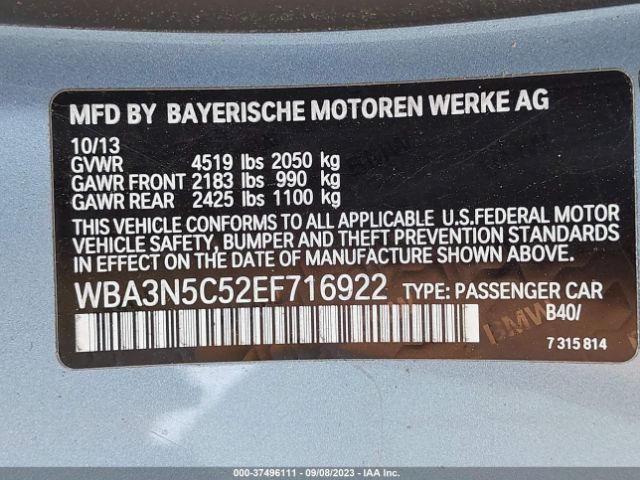 WBA3N5C52EF716922 BMW 4 Series 428i Xdrive