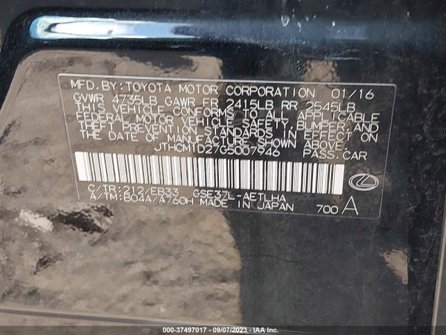 JTHCM1D27G5007946 Lexus IS 300