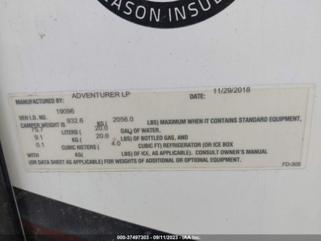 2019 ADVENTURER 80S EXT CAB 19096000000000000 Photo 8