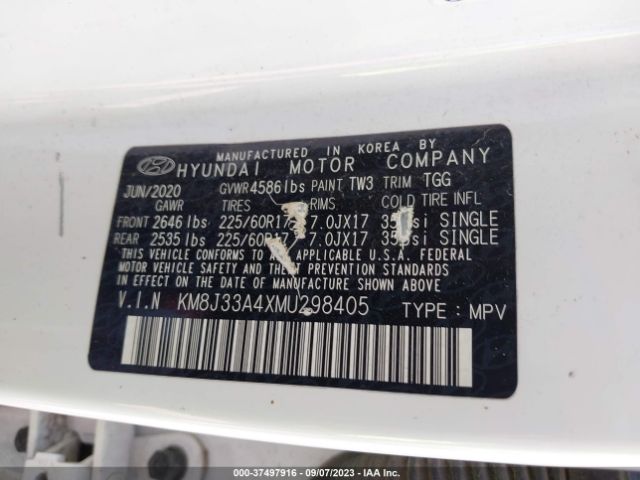 KM8J33A4XMU298405 Hyundai Tucson Value