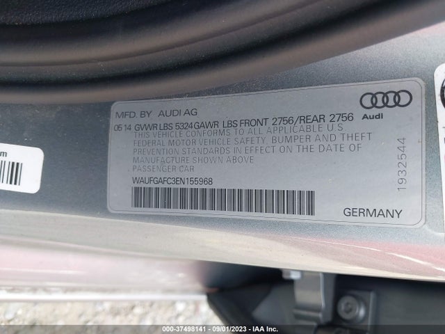 WAUFGAFC3EN155968 Audi A6 3.0t Premium Plus