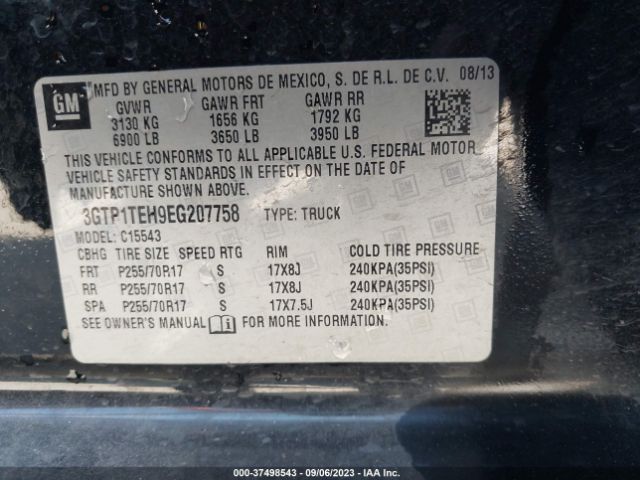 3GTP1TEH9EG207758 GMC SIERRA 1500